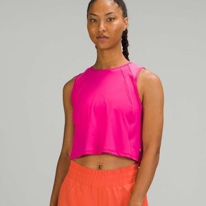 Lululemon Sculpt Tank Cropped Sonic Pink (Size 6)